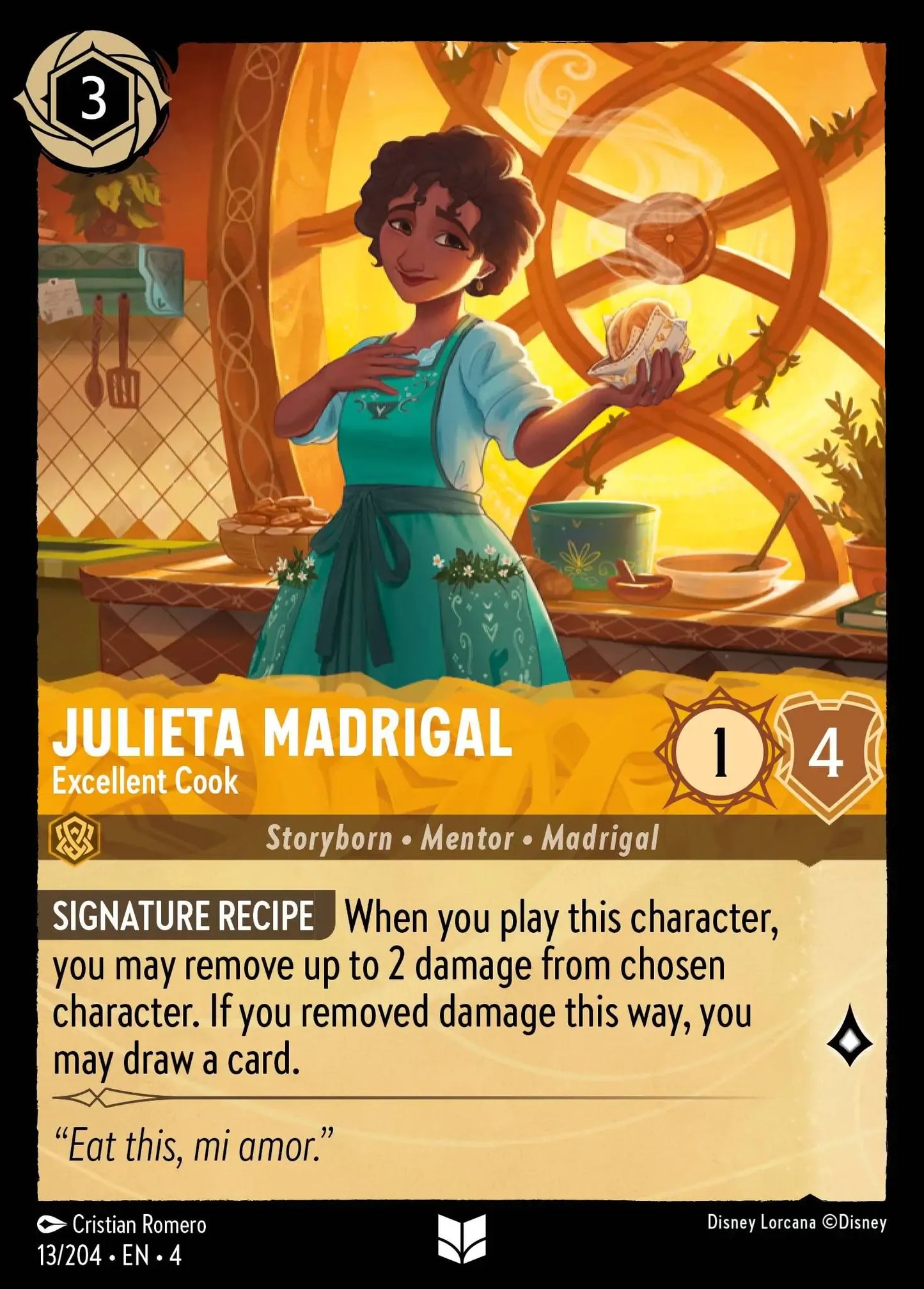 (013) Lorcana Ursula's Return Single: Julieta Madrigal - Excellent Cook  Uncommon