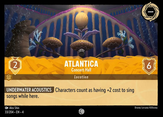 (033) Lorcana Ursula's Return Single: Atlantica - Concert Hall  Common