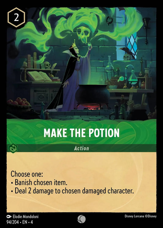 (094) Lorcana Ursula's Return Single: Make the Potion  Holo Common