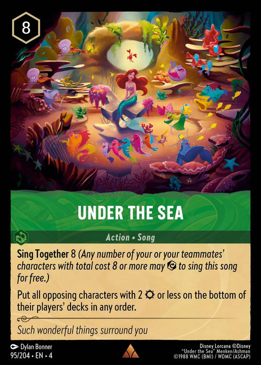 (095) Lorcana Ursula's Return Single: Under The Sea  Rare