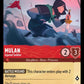 (116) Lorcana Ursula's Return Single: Mulan - Injured Soldier  Holo Common