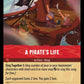 (128) Lorcana Ursula's Return Single: A Pirate's Life  Holo Uncommon