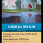 (164) Lorcana Ursula's Return Single: Seldom All They Seem  Holo Common
