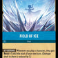 (166) Lorcana Ursula's Return Single: Field of Ice  Holo Rare