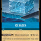 (168) Lorcana Ursula's Return Single: Ice Block  Holo Common