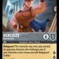 (180) Lorcana Ursula's Return Single: Hercules - Beloved Hero  Holo Rare
