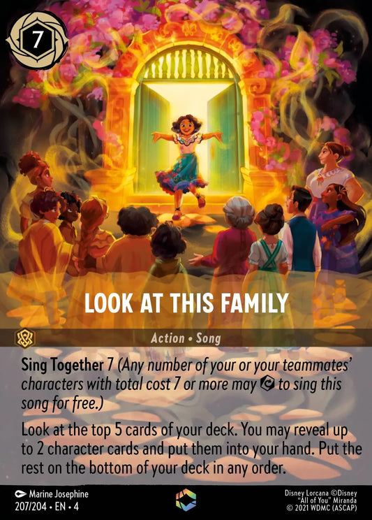 (207) Lorcana Ursula's Return Single: Look At This Family (V.2)  Enchanted
