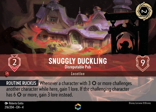 (216) Lorcana Ursula's Return Single: Snuggly Duckling - Disreputable Pub (V.2)  Enchanted