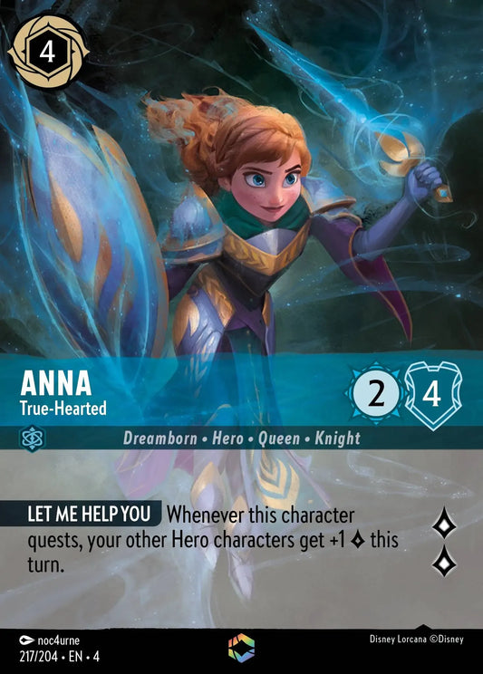 (217) Lorcana Ursula's Return Single: Anna - True-Hearted (V.2)  Enchanted