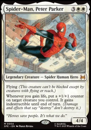 (004) Magic The Gathering Magic: The Gathering | Marvel's Spider-Man: Eternal Single: Spider-Man, Peter Parker  Mythic