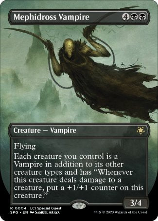 (004) Magic The Gathering Special Guests Single: Mephidross Vampire Holo Rare