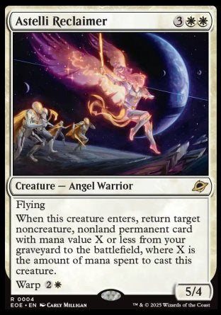 (004) Magic The Gathering Edge of Eternities: Promos Single: Astelli Reclaimer (V.1) Holo Rare