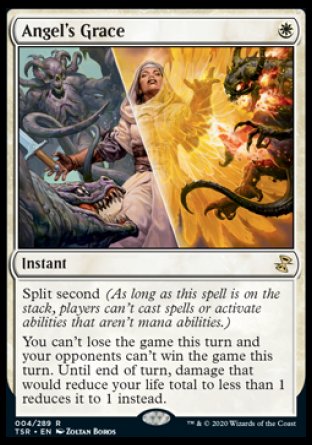 (004/289) Magic The Gathering Time Spiral Remastered Single: Angel's Grace  Rare