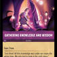 (062) Lorcana Shimmering Skies Single: Gathering Knowledge and Wisdom Holo Common
