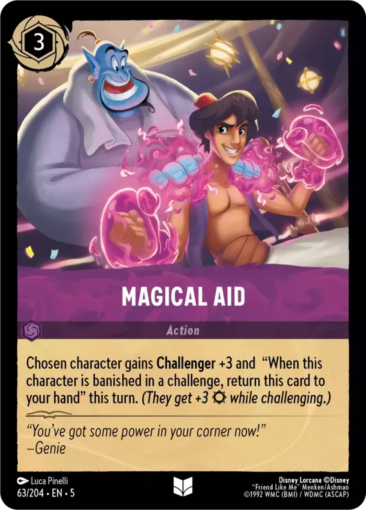 (063) Lorcana Shimmering Skies Single: Magical Aid  Uncommon