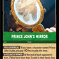 (098) Lorcana Shimmering Skies Single: Prince John's Mirror Holo Rare