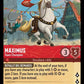 (105) Lorcana Shimmering Skies Single: Maximus - Team Champion Holo Super Rare