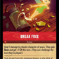 (127) Lorcana Shimmering Skies Single: Break Free Holo Common