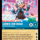 (151) Lorcana Shimmering Skies Single: Ludwig von Drake - Self���Proclaimed Genius Holo Uncommon