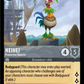 (179) Lorcana Shimmering Skies Single: HeiHei - Protective Rooster Holo Common