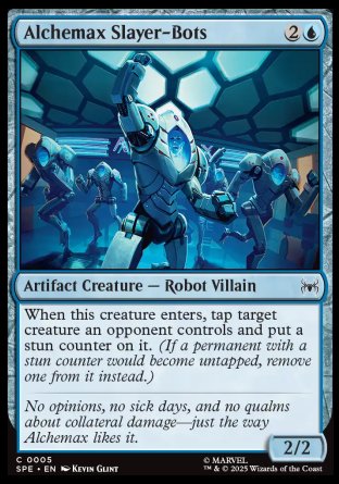 (005) Magic The Gathering Magic: The Gathering | Marvel's Spider-Man: Eternal Single: Alchemax Slayer-Bots  Common