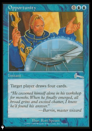 (037) Magic The Gathering The List Single: Opportunity  Uncommon