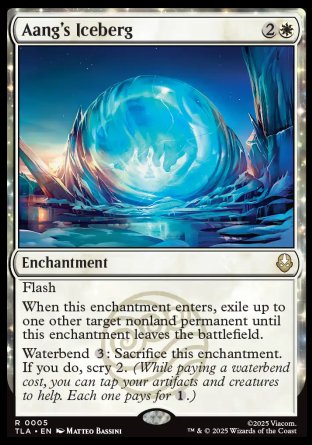 (005) Magic The Gathering Magic: The Gathering | Avatar: The Last Airbender: Promos Single: Aang's Iceberg Holo Rare