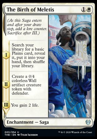 (005/254) Magic The Gathering Theros Beyond Death Single: The Birth of Meletis  Uncommon