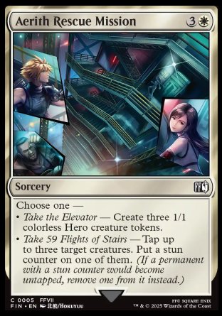 (005) Magic The Gathering Magic: The Gathering - FINAL FANTASY Single: Aerith Rescue Mission  Common