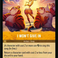 (028) Lorcana Azurite Sea Single: I Won't Give In Holo Common