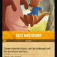 (030) Lorcana Azurite Sea Single: Safe and Sound  Rare