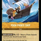 (032) Lorcana Azurite Sea Single: Pooh Pirate Ship Holo Rare
