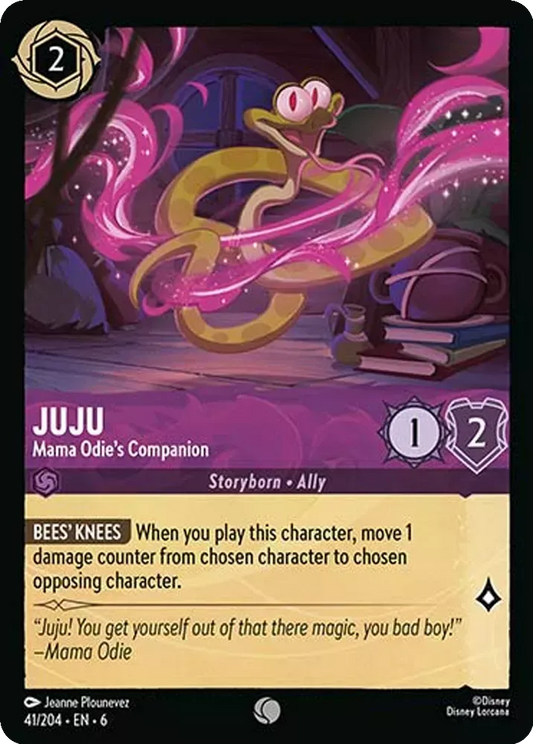 (041) Lorcana Azurite Sea Single: Juju - Mama Odie's Companion Holo Common