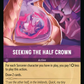 (064) Lorcana Azurite Sea Single: Seeking the Half Crown  Rare