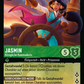 (084) Lorcana Azurite Sea Single: Jasmine - Royal Commodore Holo Legendary