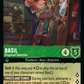 (091) Lorcana Azurite Sea Single: Basil - Disguised Detective (V.1) Holo Uncommon