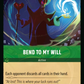 (093) Lorcana Azurite Sea Single: Bend to My Will Holo Super Rare