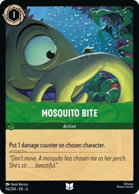 (096) Lorcana Azurite Sea Single: Mosquito Bite Holo Uncommon
