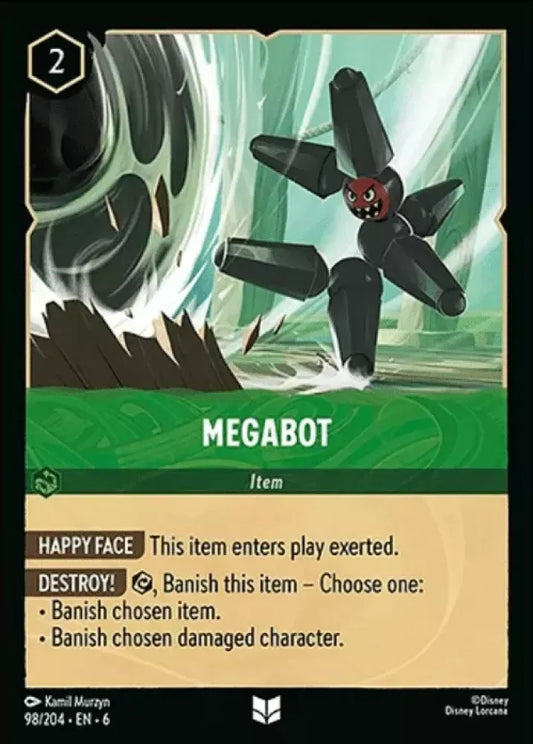 (098) Lorcana Azurite Sea Single: MegaBot  Uncommon