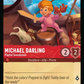 (111) Lorcana Azurite Sea Single: Michael Darling - Playful Swordsman Holo Common