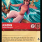 (112) Lorcana Azurite Sea Single: Aladdin - Fearless Navigator Holo Common