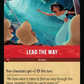 (129) Lorcana Azurite Sea Single: Lead the Way Holo Common