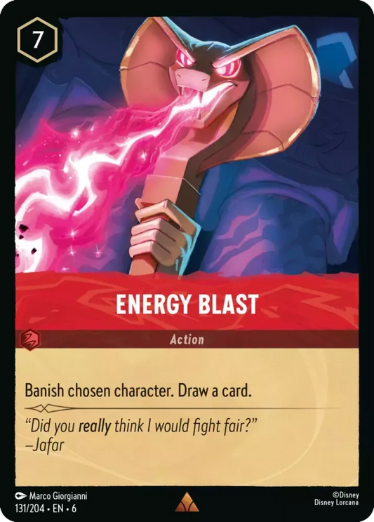 (131) Lorcana Azurite Sea Single: Energy Blast  Rare