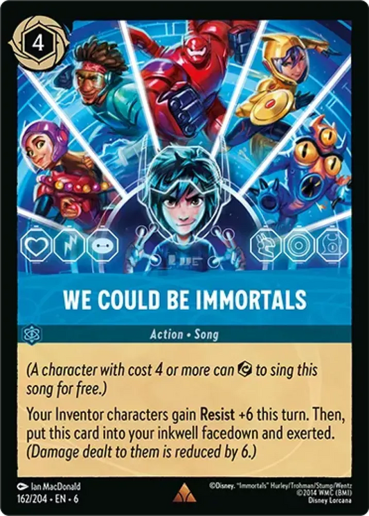(162) Lorcana Azurite Sea Single: We Could Be Immortals (V.1) Holo Rare