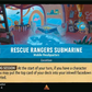 (169) Lorcana Azurite Sea Single: Rescue Rangers Submarine - Mobile Headquarters Holo Rare
