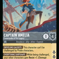 (192) Lorcana Azurite Sea Single: Captain Amelia - Commander of the Legacy (V.1)  Super Rare