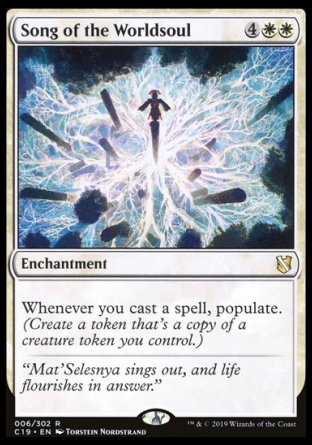 (006) Magic The Gathering Commander 2019 Single: Song of the Worldsoul  Rare