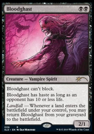 (006) Magic The Gathering Secret Lair Drop Series Single: Bloodghast  Rare
