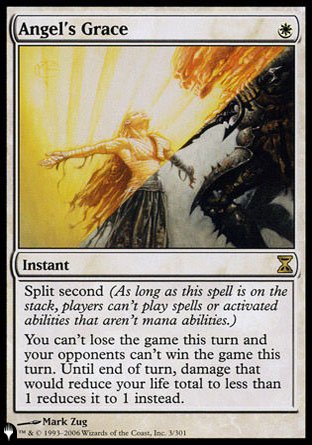 (003) Magic The Gathering The List Single: Angel's Grace  Rare