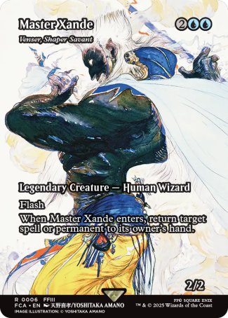 (006) Magic The Gathering Magic: The Gathering - FINAL FANTASY Through the Ages Single: Venser, Shaper Savant  Rare